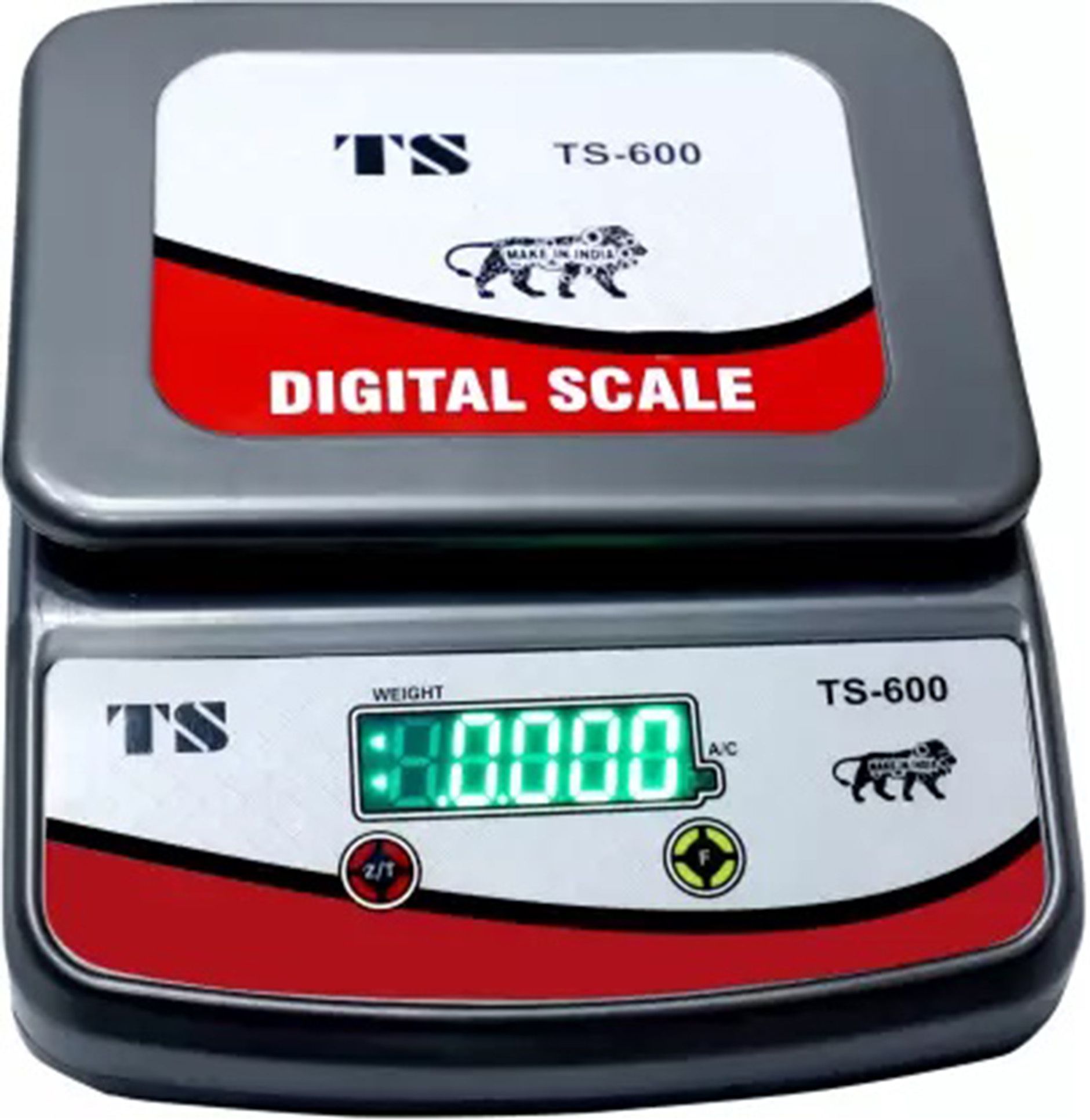 RTB 600 Digital Kitchen Weighing Scale Rechargeable 30kg with Big Backlight(Grey) Weighing Scale