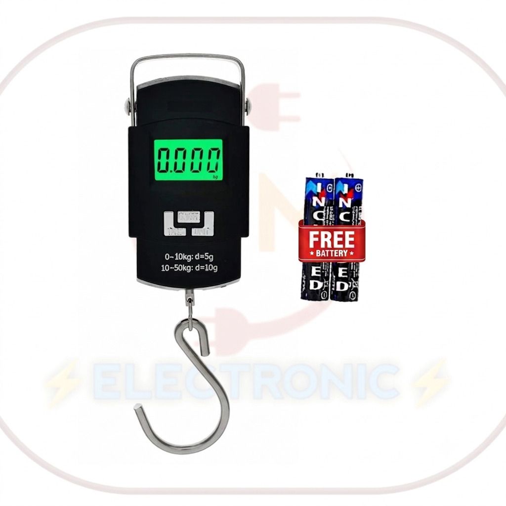 BM ELECTRONIC BME Digital Portable Hanging Hook Scale-50kg Capacity with Display Free Batterie Weighing Scale-image-37