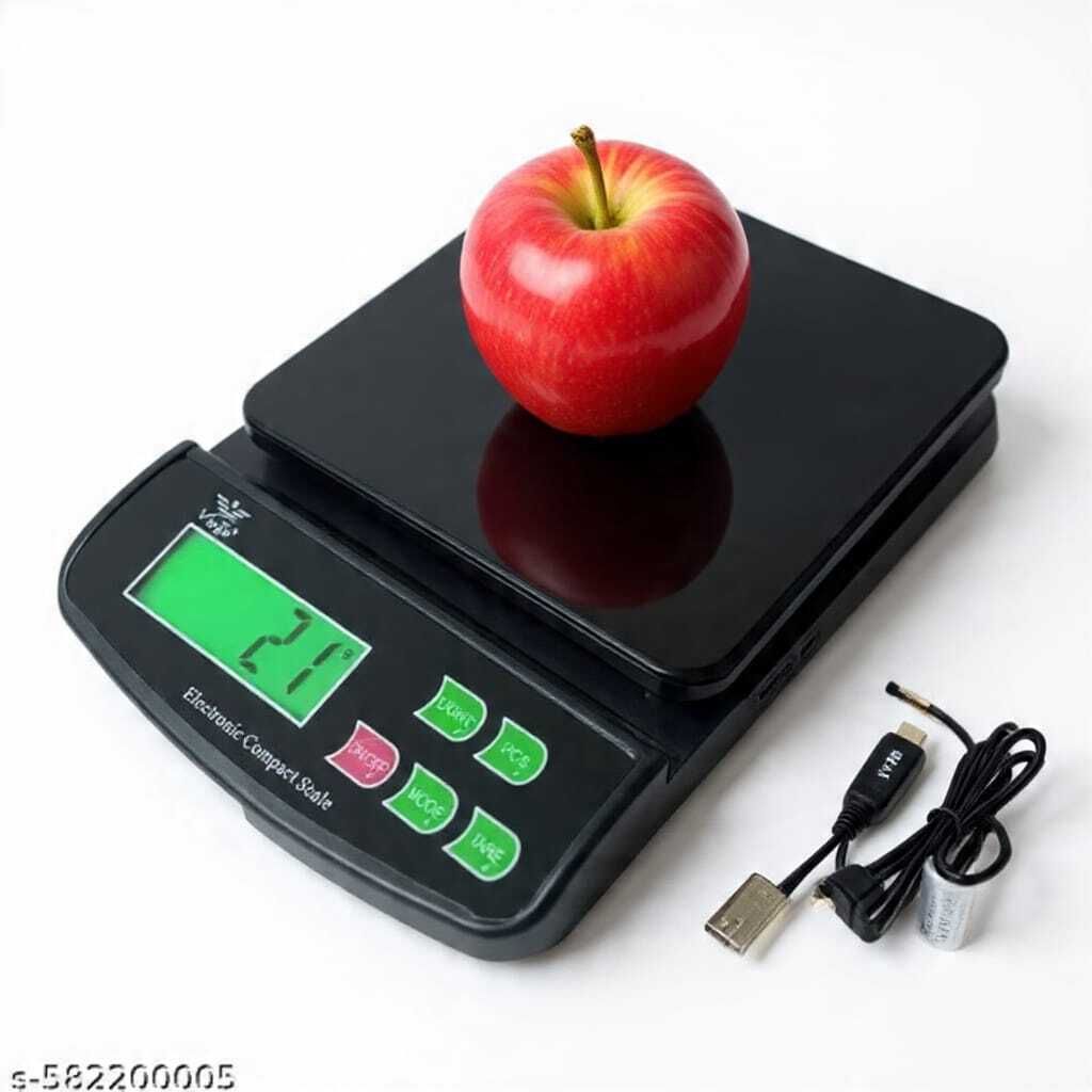 Scaleweight black proffesional kitchen scale Weighing Scale-image-46