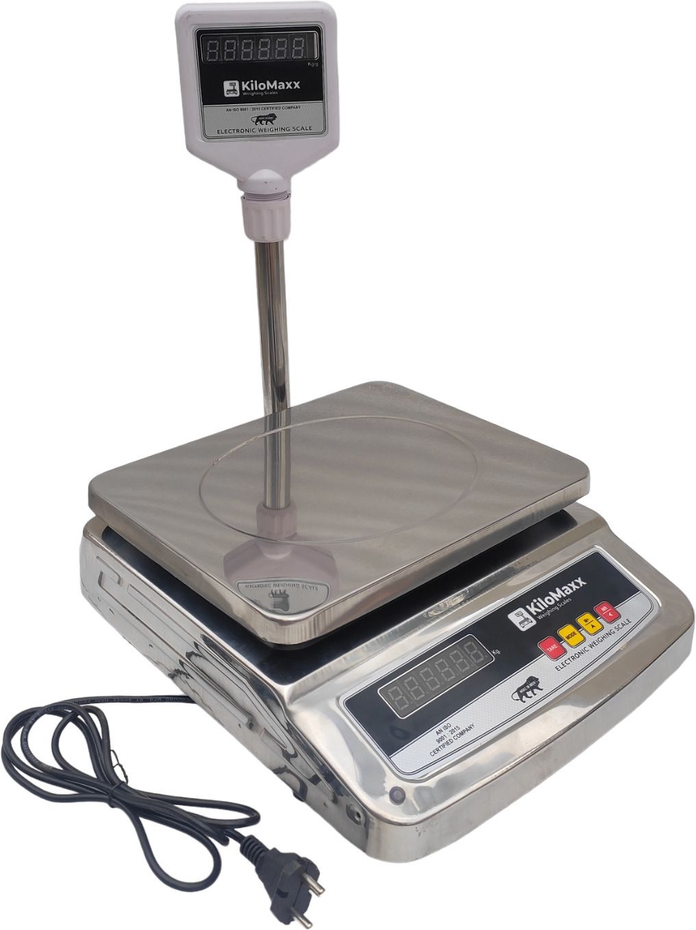 KiloMaxx KM-23, 50kg Weight Scale Front & Green Pole Display Multipurpose Weighing Scale-image-33