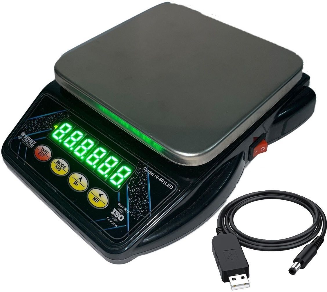 NIVAYO 10Kg High Accuracy Counter Weight Machine with Steel Platform for Home, Kitchen Weighing Scale-image-49