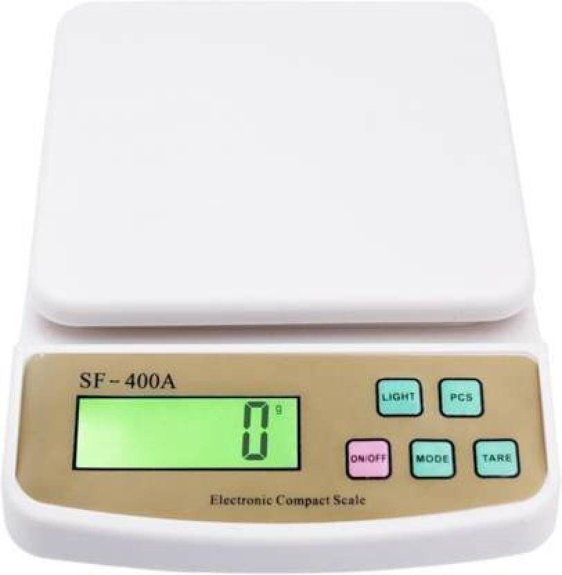 BOJ SF-400A Weighing Scale10kg x 1g Kitchen Scale Balance Multi-purpose weight measuring machine Weighing Scale (White) Weighing Scale-image-17