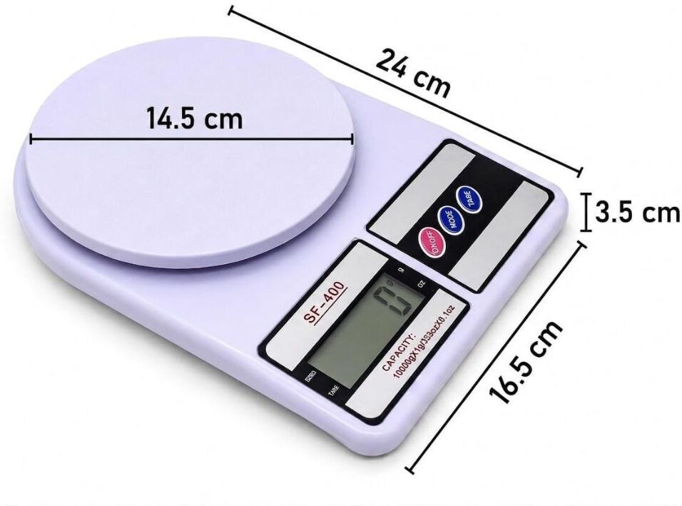 Comfortinglives Digital Weight Machine 10 Kg Multipurpose Kitchen Food Weighing Scale Weighing Scale-image-6