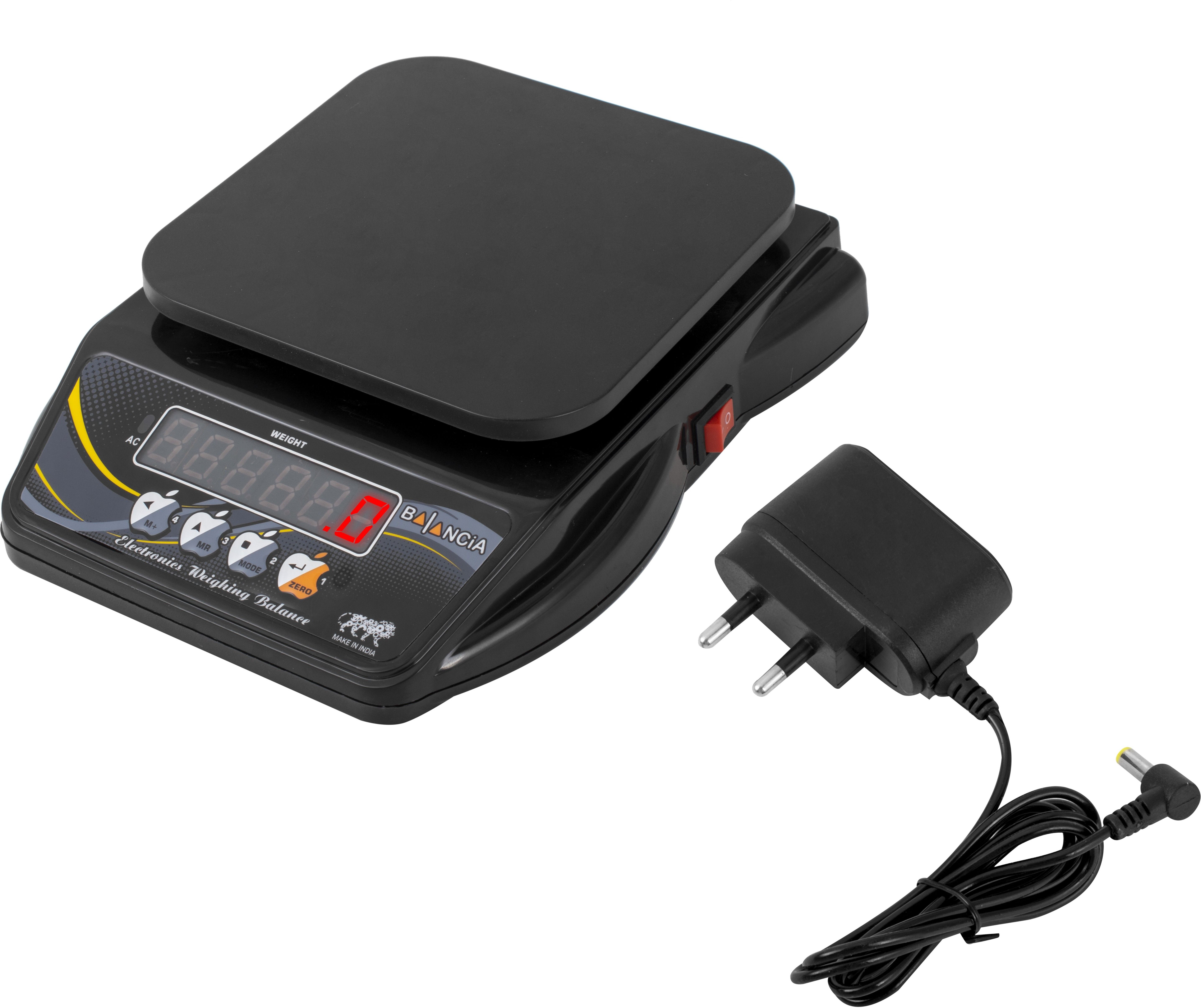 NIVAYO Balancia 10Kg Rechargeable Ultra-Slim Weight Machine - for Home & Kitchen, Shop Weighing Scale-picture-25