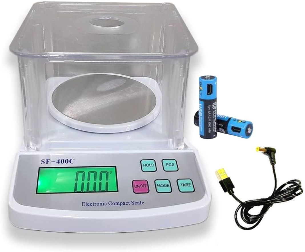 BEBLOOM 500gr Capacity 10mg Accuracy Jewellery Digital Weight Machine for Gold, Silvet Weighing Scale-image-36