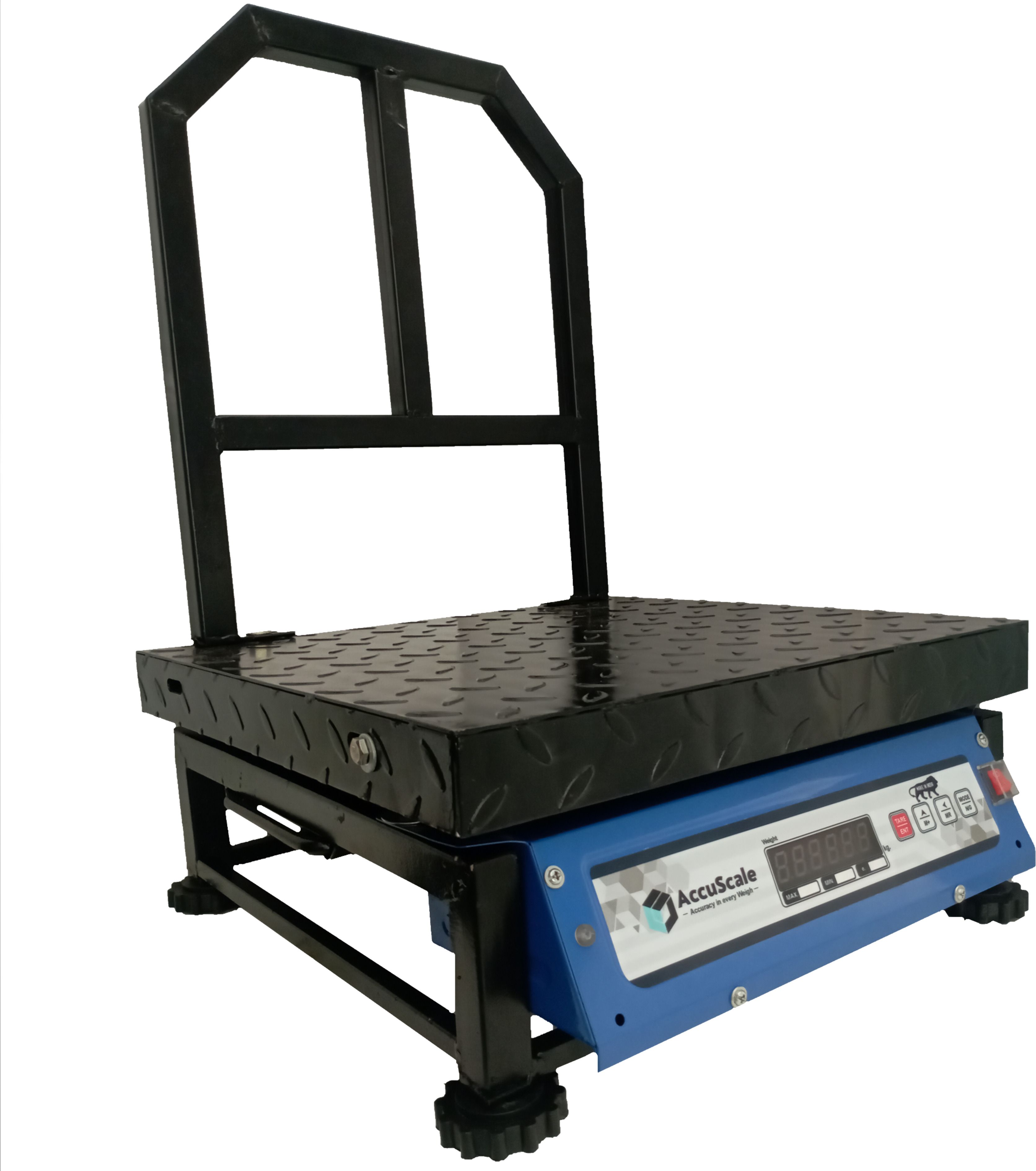 ASC 300Kgs X 20g ( Metal Body) Heavy-Duty Chequered, 16x 16 inch Weighing Scale-image-32