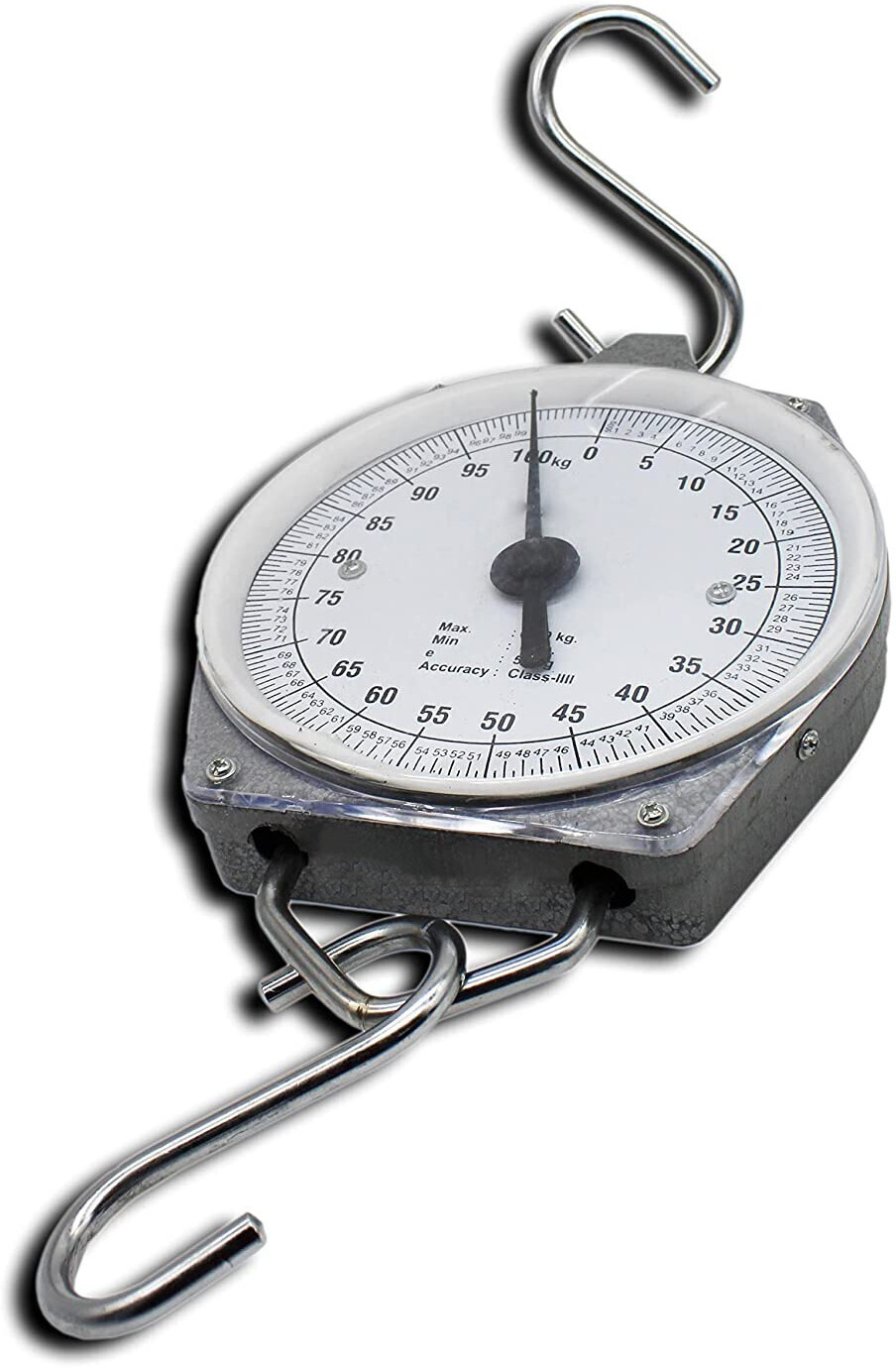 MS Trade 100 kg Hanging Scale with 2 Hook Weighing Scale image 1
