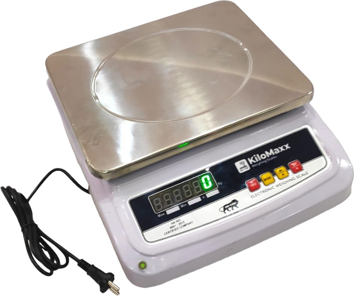 KiloMaxx KM-09, 30Kg With UltraBright Double Display For Shop Kitchen or Commercial Uses Weighing Scale-image-44