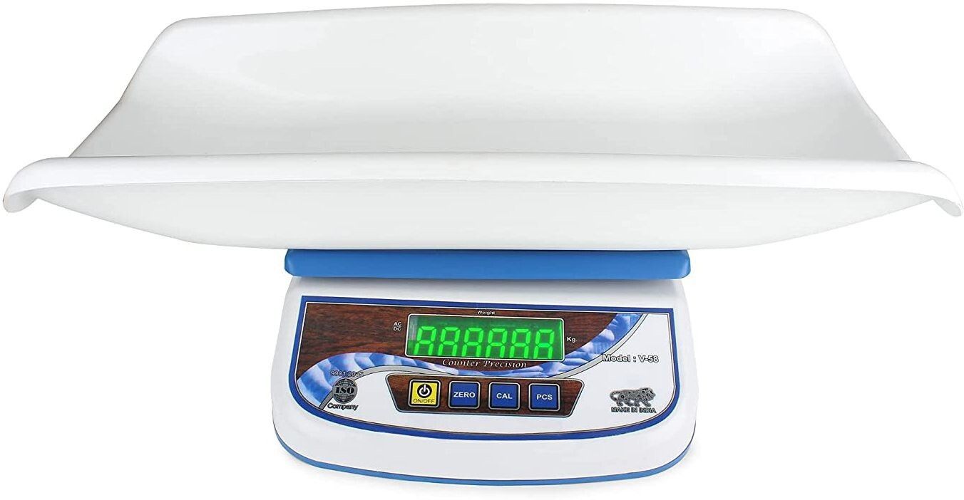 MCP Virgo Digital Baby Weighing Scale With Tray For Newborn Baby And Kitchen Weighing Scale-image-48