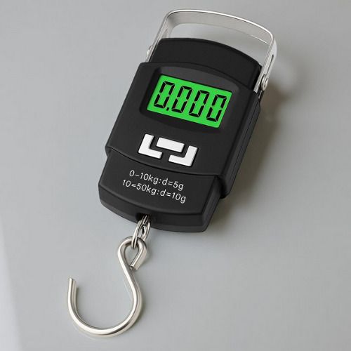 PelBart Digital Hanging Weight Machine 50Kg Strong Metal Hook & LCD Display Weighing Scale-image-1