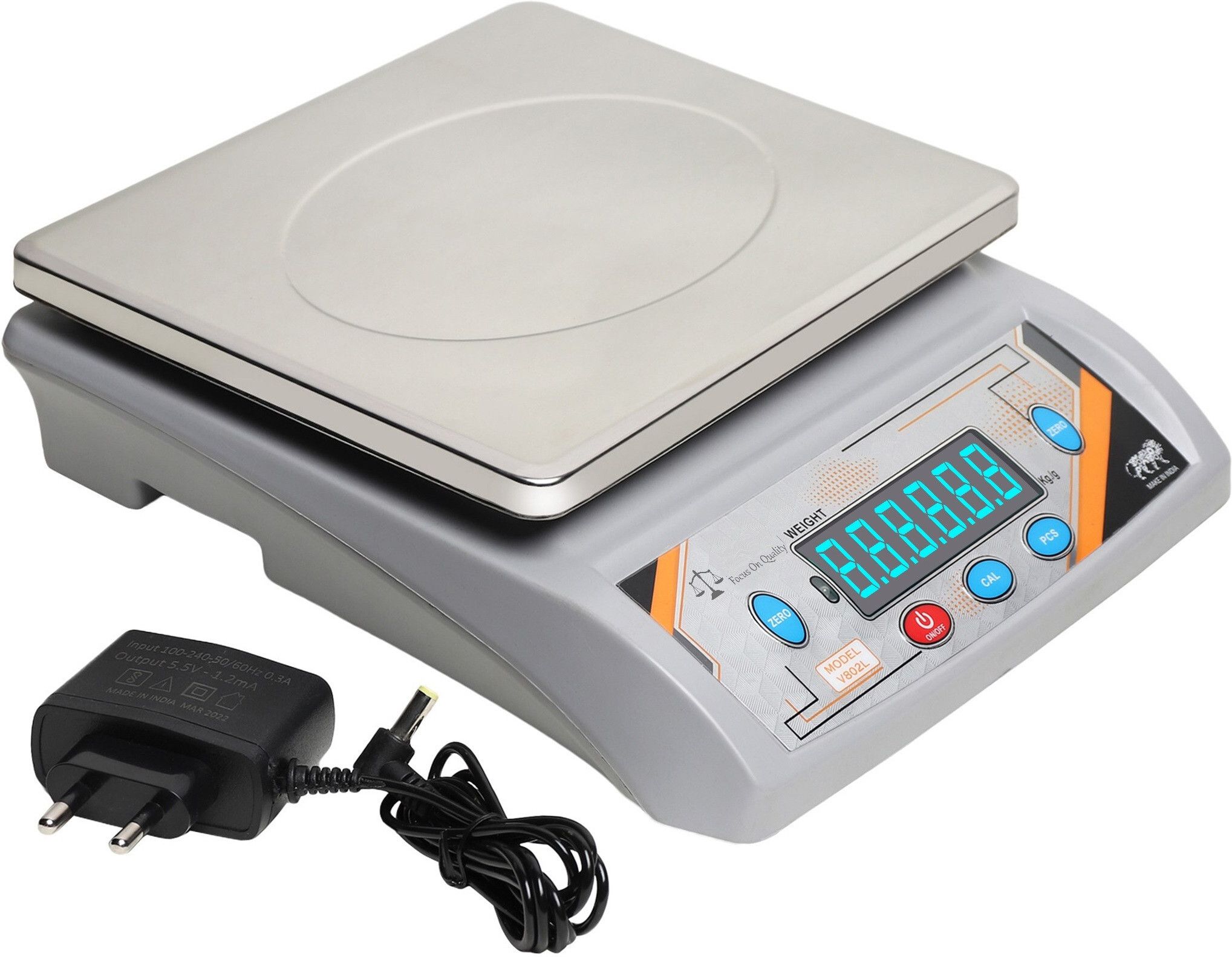 nibbin 30kg Digital Weighing Scale for Shop, Kitchen, Grocery Weight Machine Balance Scale-picture-21