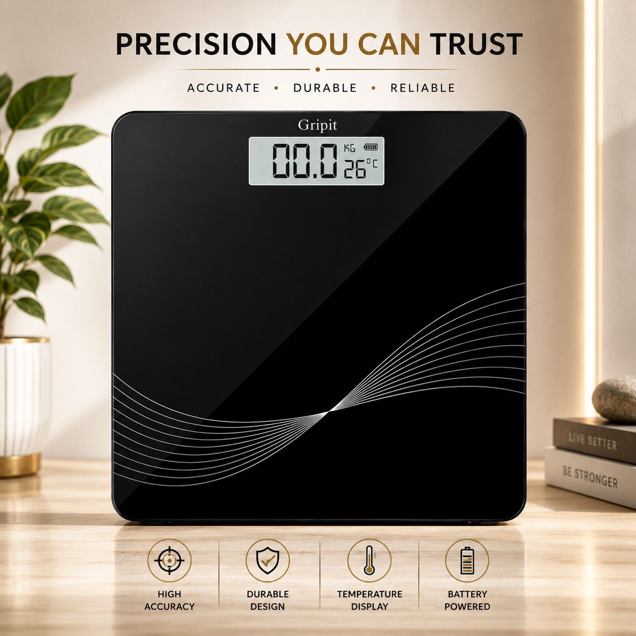 KlyRix Digital Weight Machine for Home Use 180kg Body Weighing Scale with LCD Display Weighing Scale-image-23