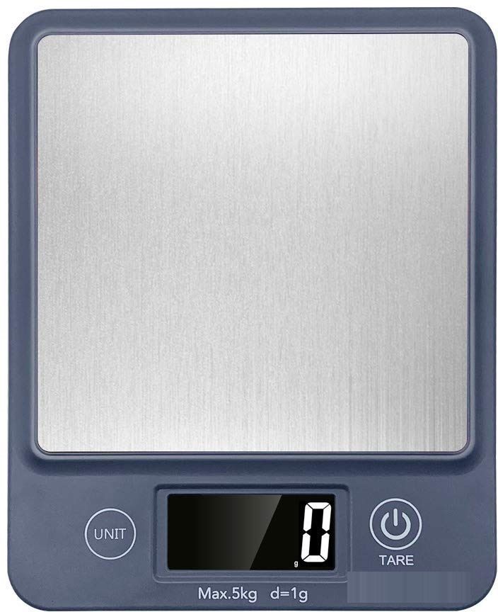 ACU-CHECK Healther Kitchen Scale for Cooking USB Rechargable Food Scale11lb/5kg Weighing Scale-image-1