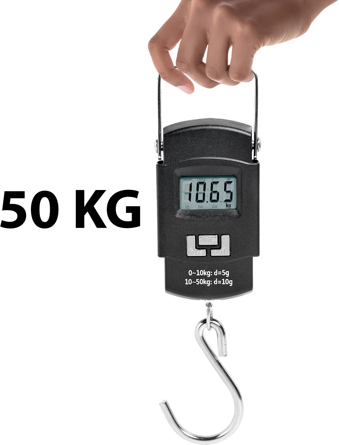 DNSCARE Hanging Scale Digital Hand Scaller Luggage Scales Up To 50 Kg With Strap Kichen Weighing Scale-image-28