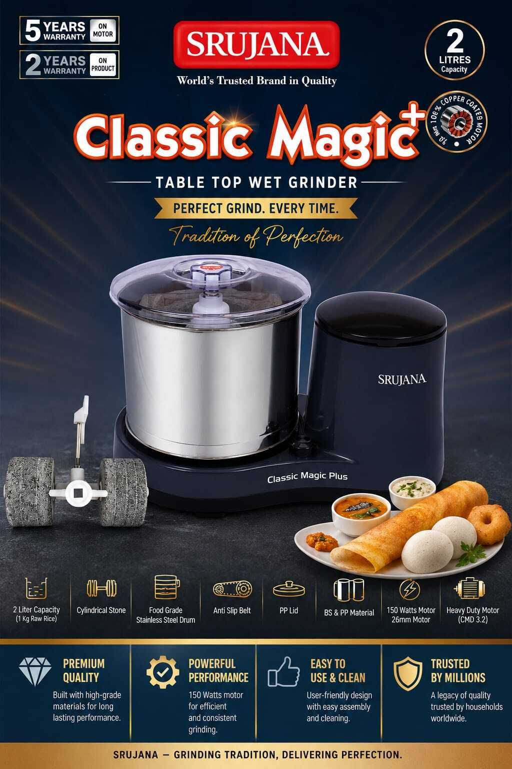 srujana WCM2026 Wet Grinder-picture-24