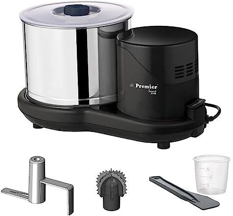 PG 512 SMART wet grinder Wet Grinder 230 V with Coconut Scraper and Dough Kneader Attachment