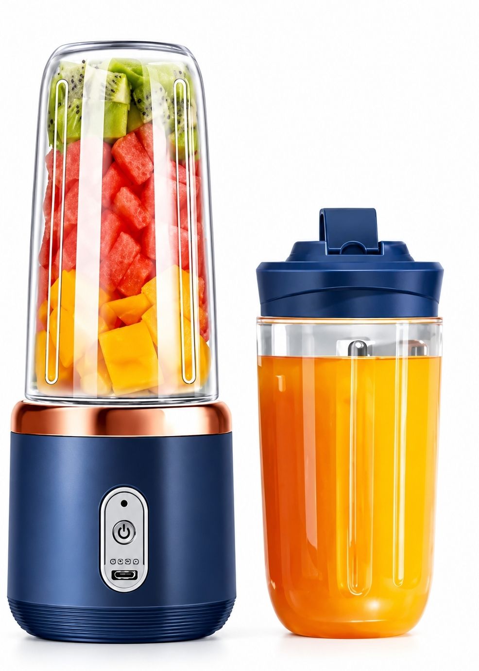 Premium Portable Blender with USB Rechargeable Mixer Grinder Wet Grinder-image-15