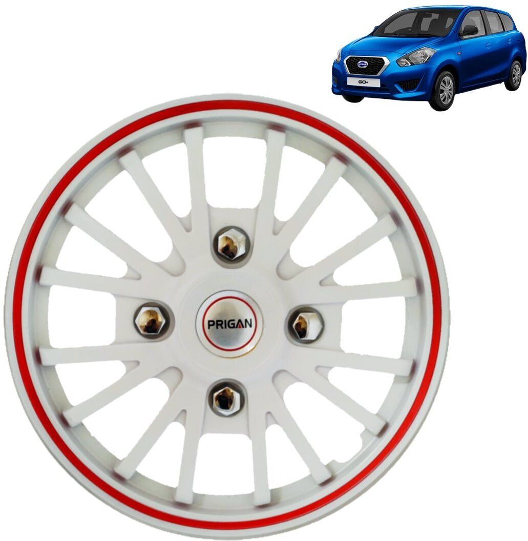 Go+ Power GT White Red 13 INCH Wheel Cover For Datsun Go+-image-38