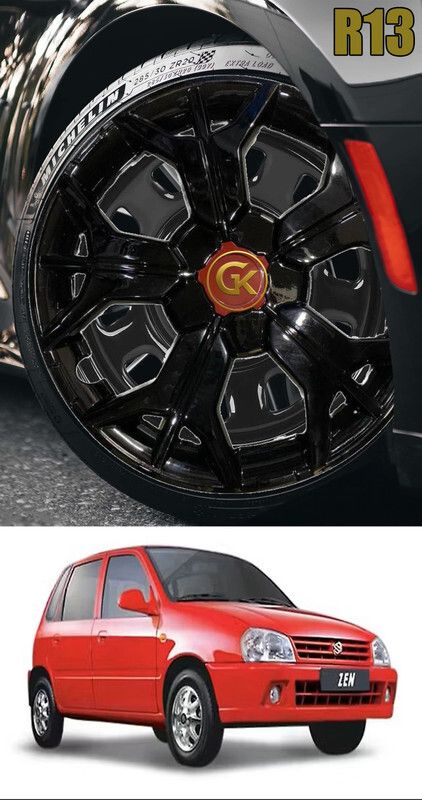 Premium Topnotch Durable R 13 Inch Set Of 4 , All Models Supported Wheel Cover For Maruti Zen-image-35