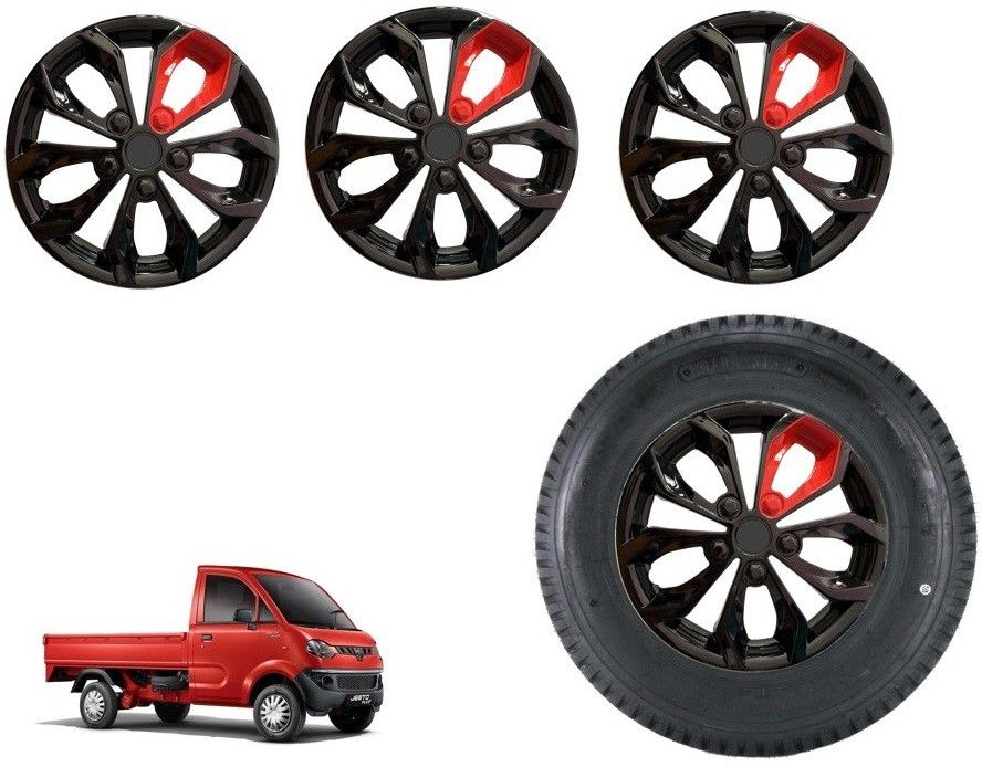 JEETO 12 Inches FBCP Wheel Caps / Hubcaps Wheel Cover For Mahindra 800-image-2