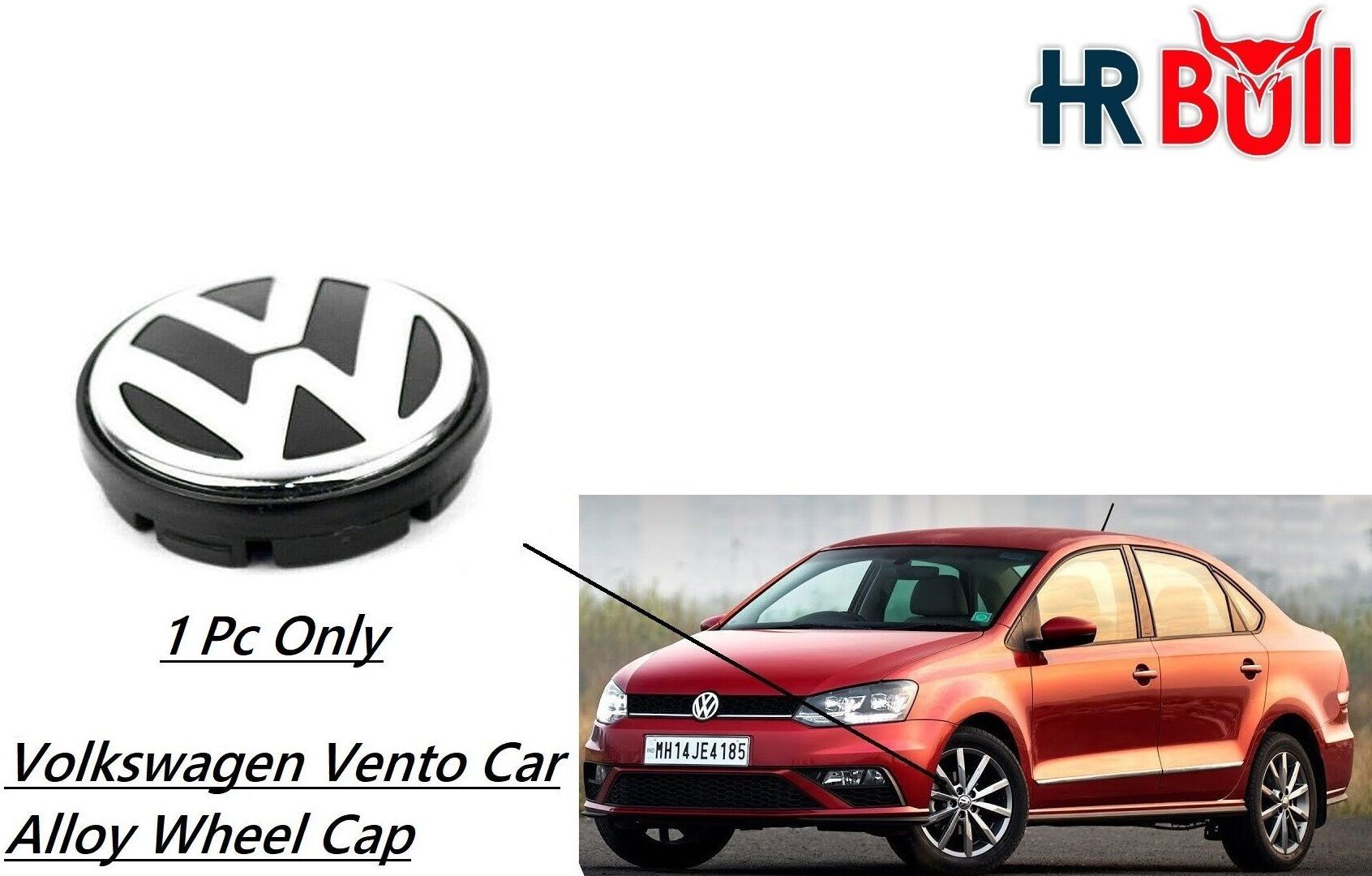 Volkswagen Polo and Vento Wheel Cap Wheel Cover For Volkswagen Polo, Vento-image-12
