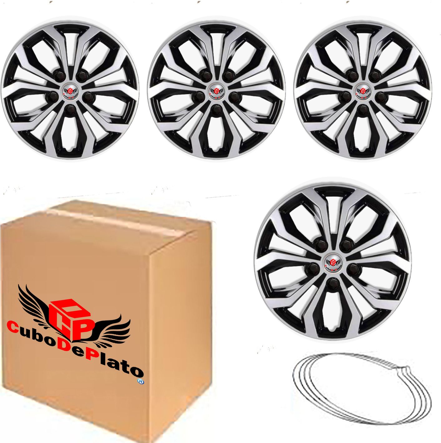 Dual Colour 12 Inch Wheel Cover Wheel Cover For Universal For Car, NA 800, 800 DX, 800 EX, Alto, Alto 800, Alto 800 LX, Alto 800 LXI, Alto 800 STD-image-41