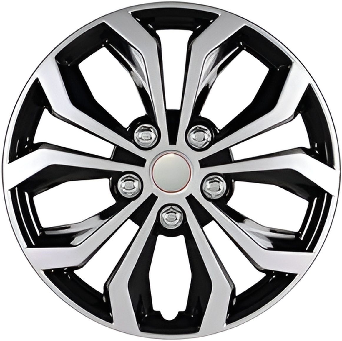 Silver Black Wheel Cover/Cap for All Cars, Car Wheel Cover (13 Inch) Wheel Cover For Universal For Car Universal For Car-image-33