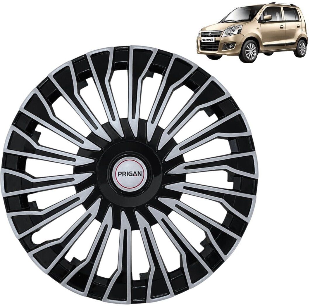 WagonR CAMARO Black Silver 13 INCH Wheel Cover For Maruti WagonR-image-3