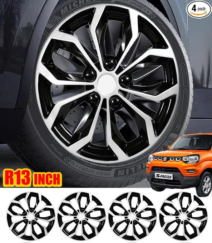 OEM Standerd Wheel Cover Hubcap Universal for Car R13 Inch Wheel Cover For Maruti S-Presso Std-image-5