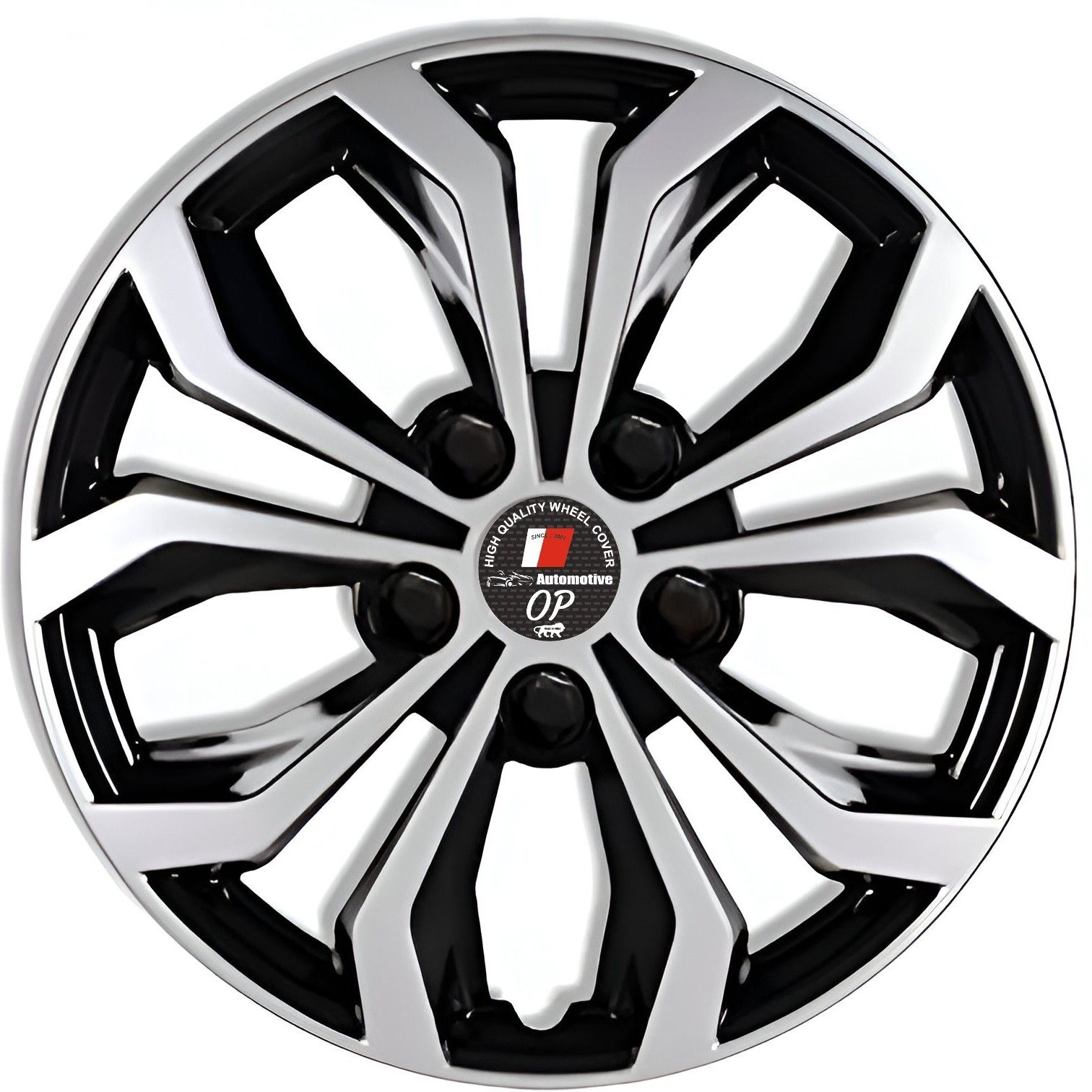 Silver Black Wheel Cover/Cap for All Cars, Car Wheel Cover (12 Inch) Wheel Cover For Universal For Car Universal For Car-image-47