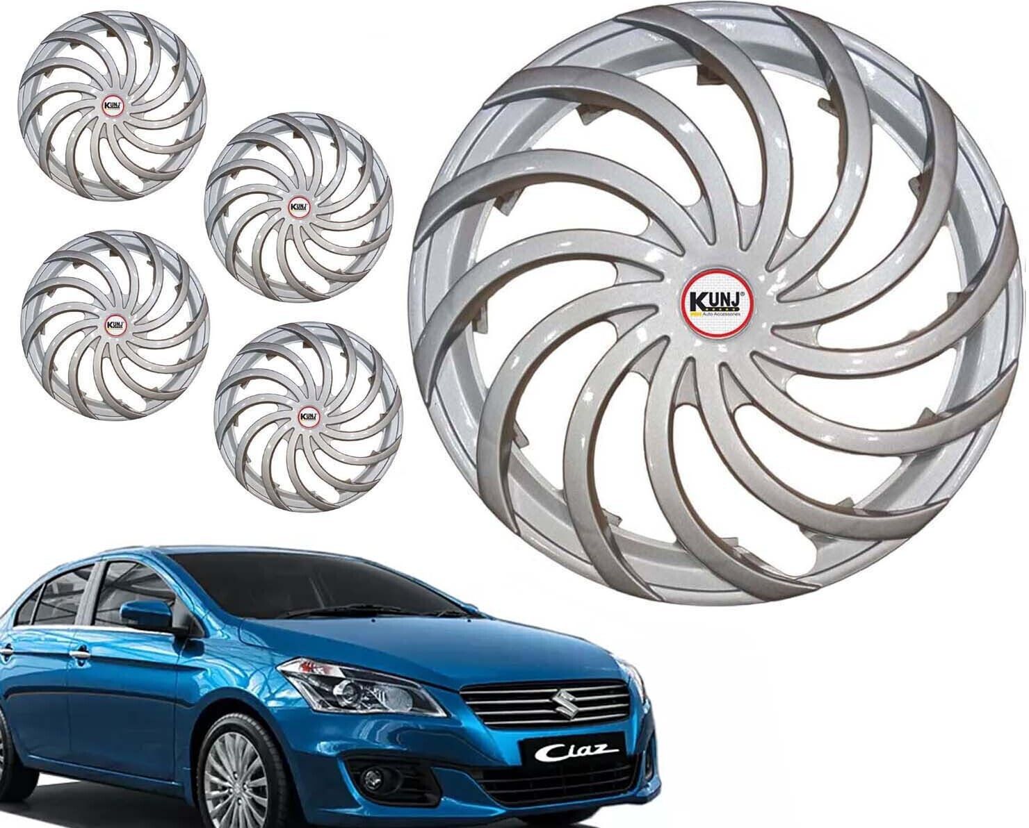 kunj autotech 15 Inch Wheel Cover Cap for Ciaz Silver Wheel Cover For Maruti Ciaz-picture-17