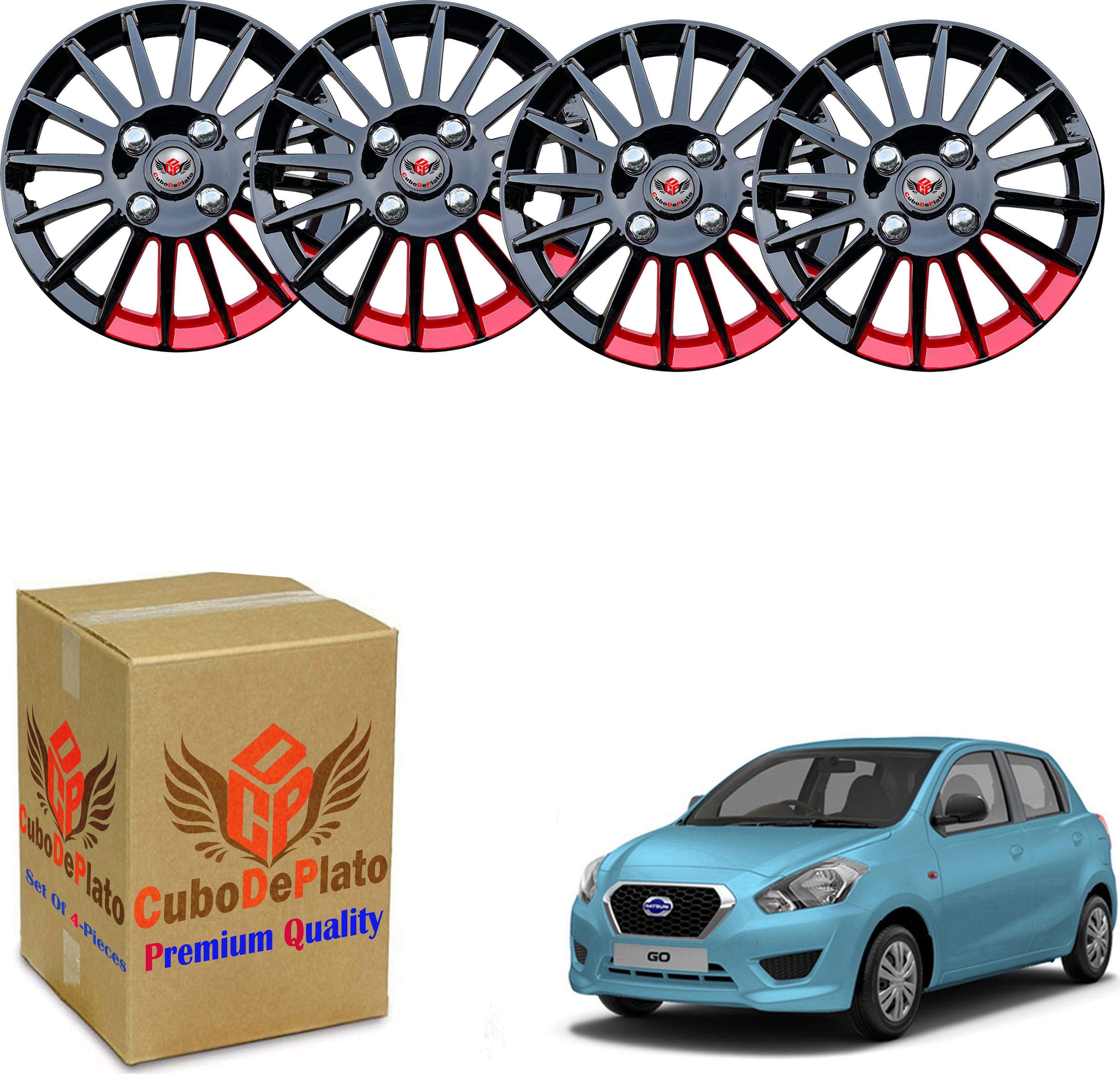 CamrryBlack_redpatch_13In_Datsun_Go Wheel Cover For Datsun GO 1.2-image-14