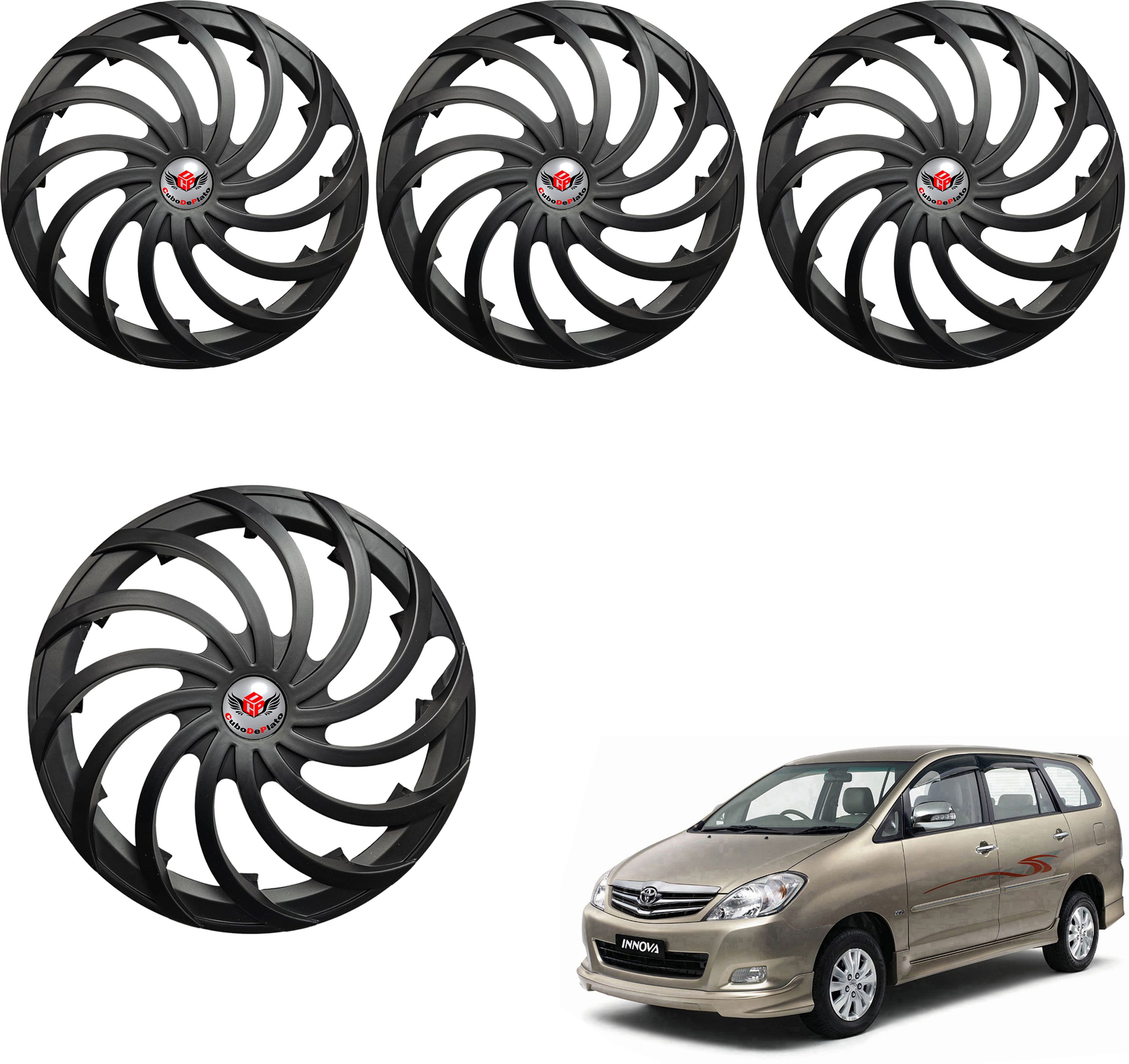 snac black Wheel Cover For Toyota Innova 2.5 GX (Diesel) 7 Seater-image-19