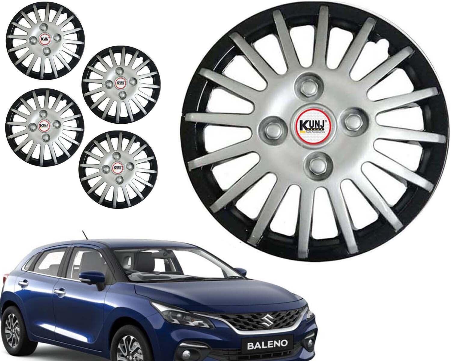 15 Inch Wheel Cover Cap for Baleno Silver Black Wheel Cover For Maruti Baleno-image-4
