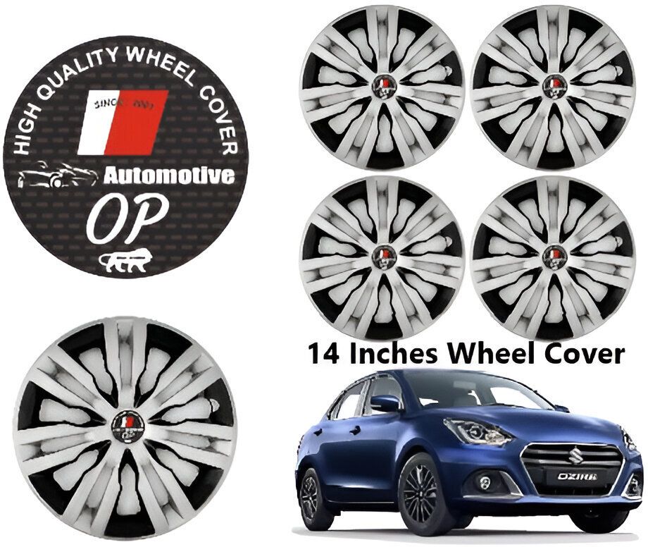 Silver Black Wheel Cover/Cap for Swift Dzire Cars, Car Wheel Cover Wheel Cover For Maruti Universal For Car-image-42
