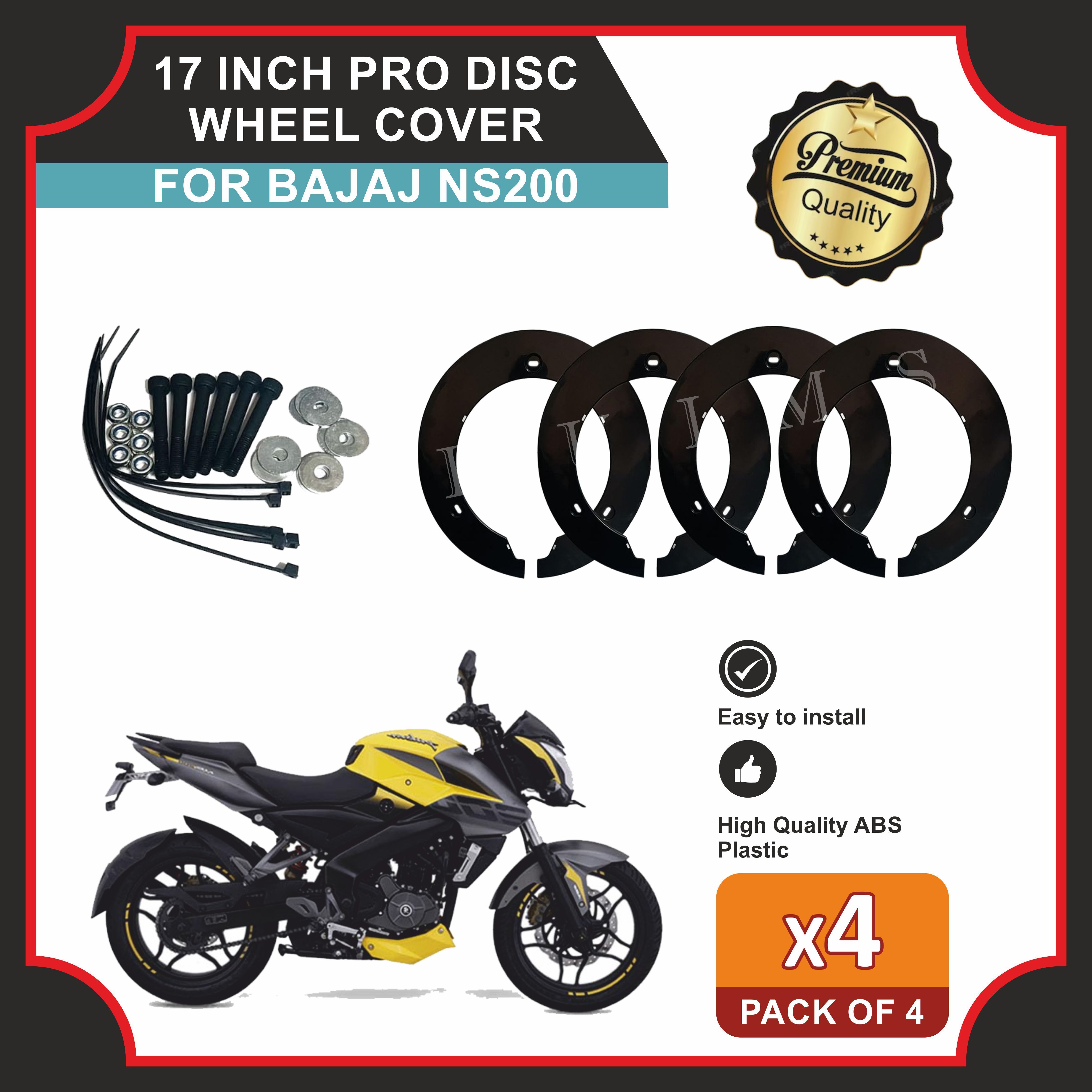 Wheel Cover for 17 inch Wheel for Bajaj Ns 160, 180,200 and Other Model 17inch Wheel Cover For Bajaj NA