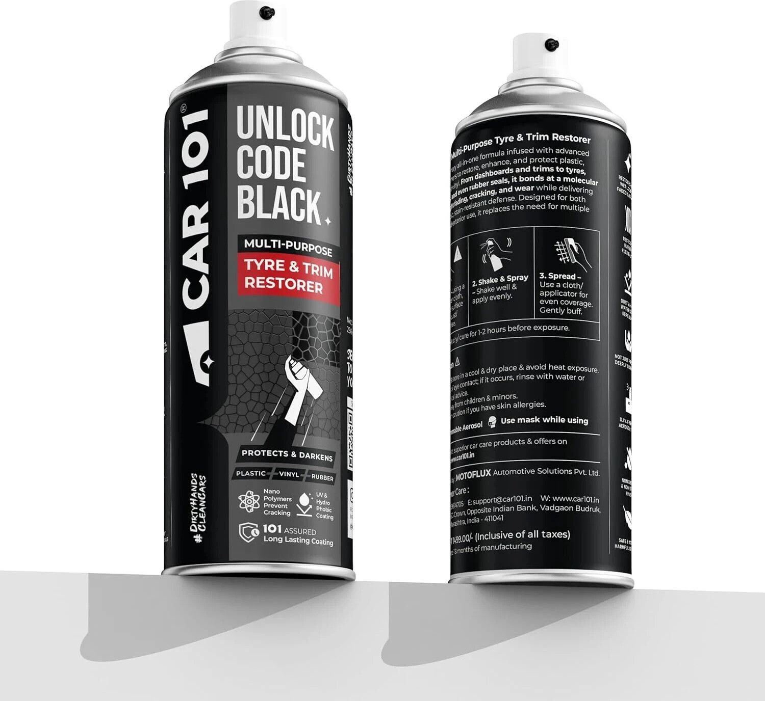 Tyre & Trim Restorer, Multi-Purpose Protectant for Plastic,Vinyl,Rubber 250 ml Wheel Tire Cleaner-image-22