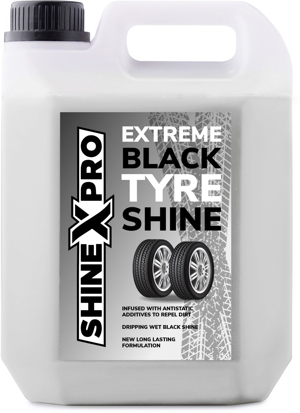 shinexpro Bike & Car Tyre Polish - Long Lasting, Repels Dirt, Wet Black Shine, Non-Greasy 2700 ml Wheel Tire Cleaner-picture-28