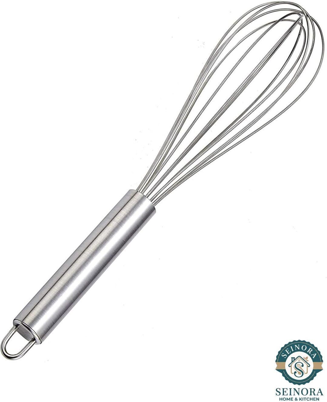 seinora home & kitchen Premium Hand Blender & Manual Egg Beater for Cake, Cream & Coffee Stainless Steel Balloon Whisk-picture-12