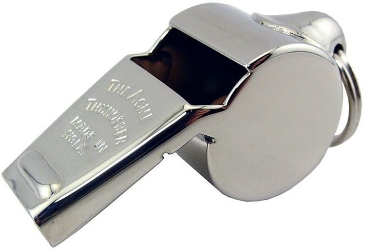 virom Stainless Steel Sports Whistles Loud Crisp Sound Whistles for Coaches Referees Pea Whistle-picture-22