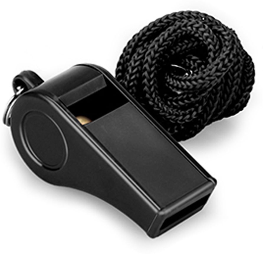 emmemm Premium Plastic Football Whistle with Thread for Sports/Security/Survival Pea Whistle-picture-17
