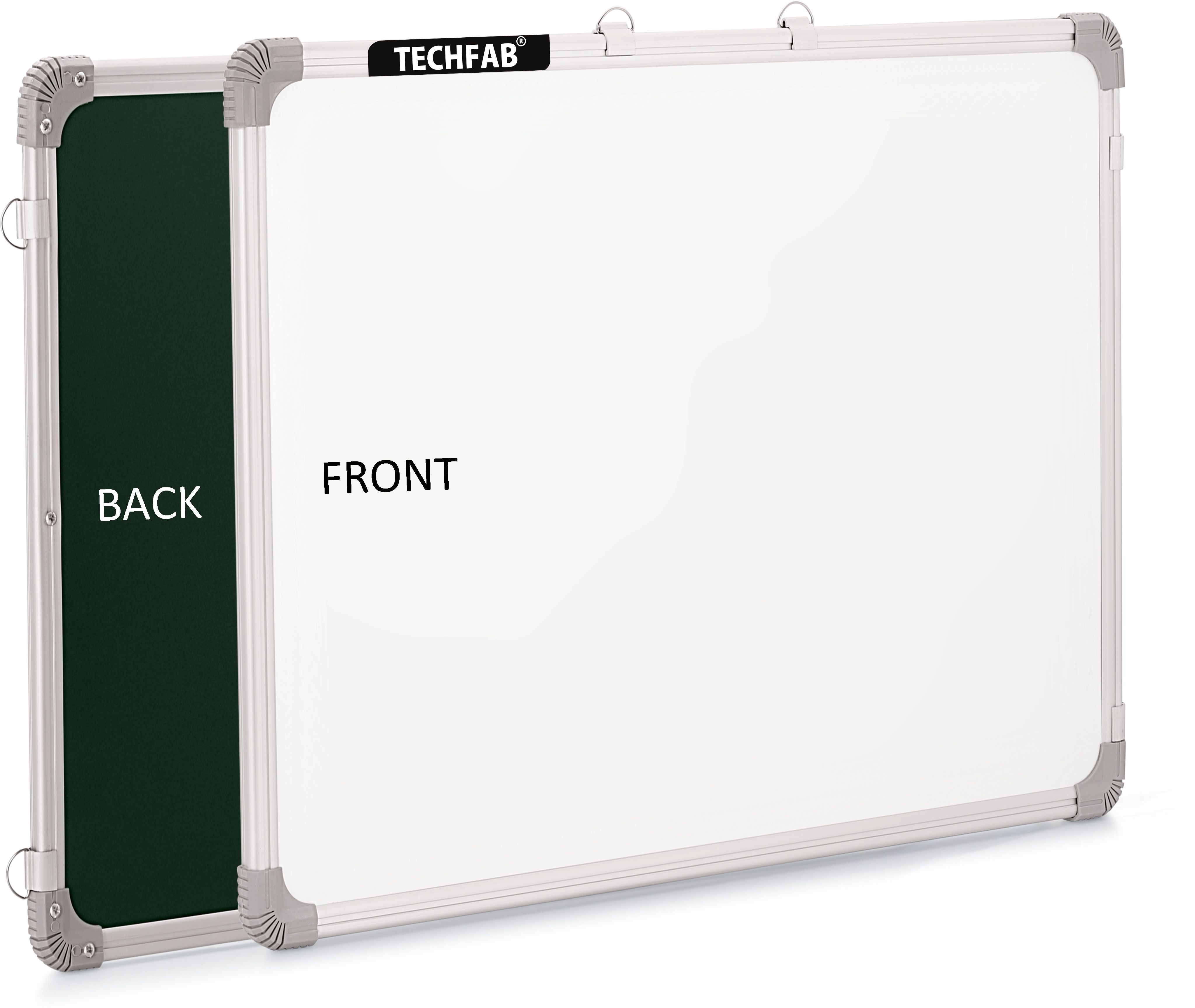 Regular Regular Whiteboard 2X2 ft. One Side White Marker and Back Side Chalk Board Surface Whiteboards-image-15