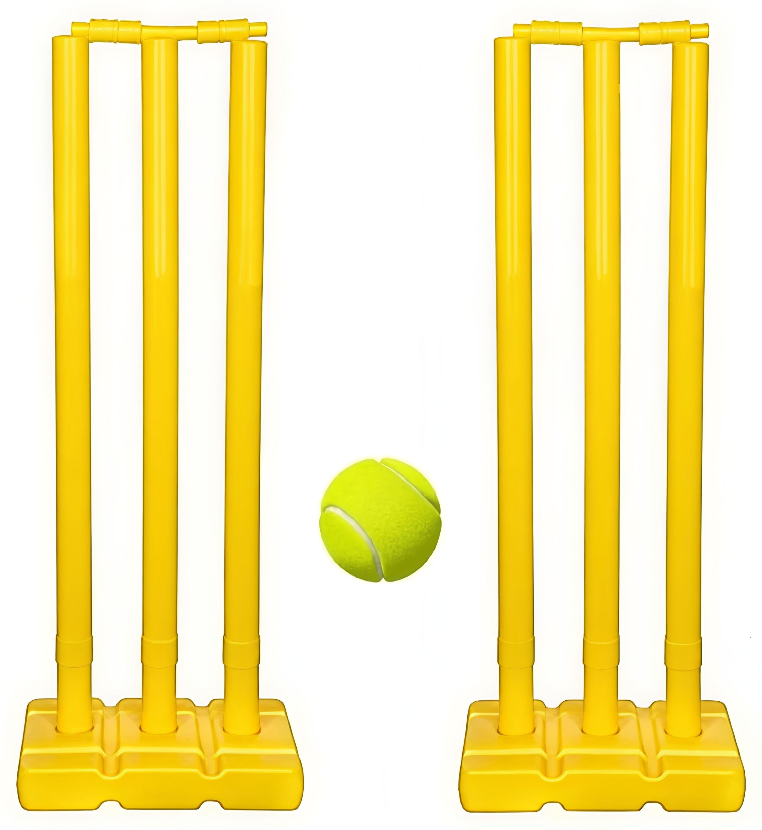monal traders 2 WICKET SET 1 TENNIS BALLS-picture-0