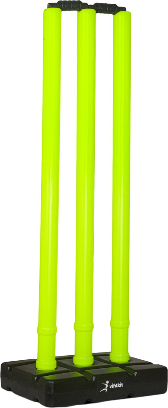 vifitkit Cricket Stumps for Cricket Ground, Match, Tournament Stump with Stand & Bails-picture-23
