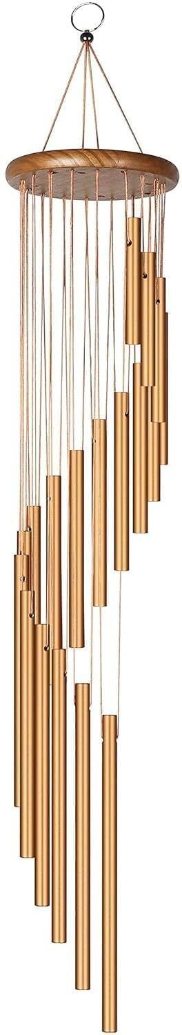 Outdoor Wind Chime with 15 Metal Tubes Stainless Steel Windchime-image-2