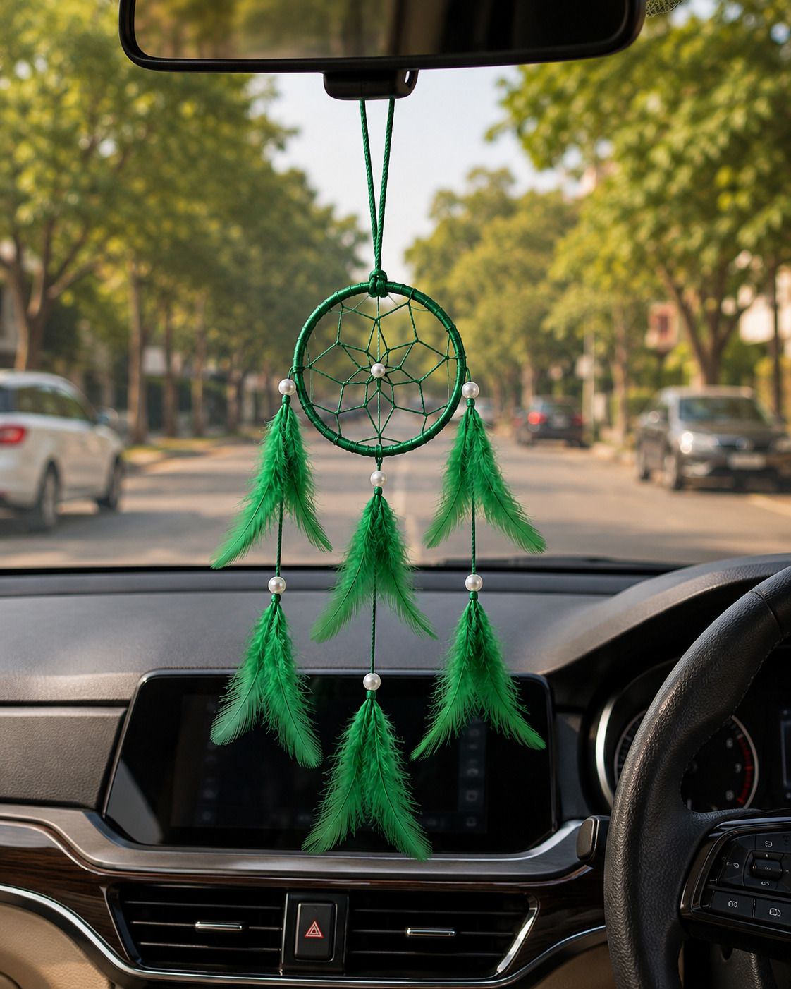 3Inch Frame green Color Dream Catcher Feather Dream Catcher-image-33