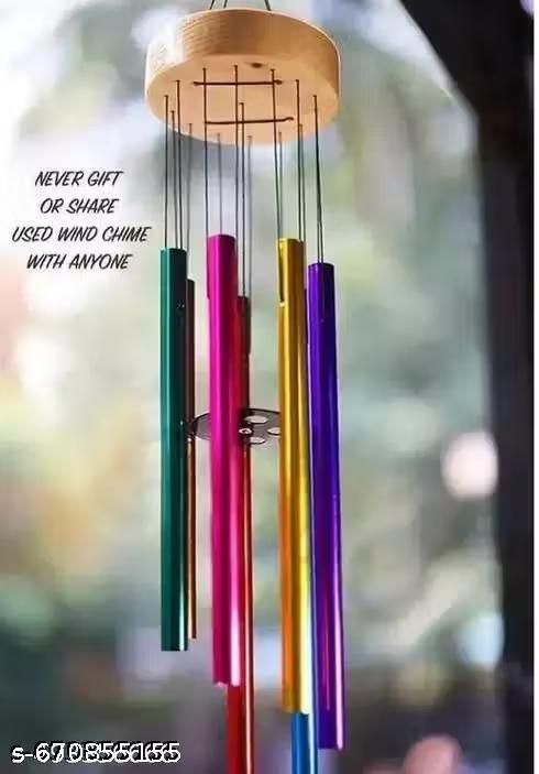 Premium Metal Wind Chimes Hanging Decor for Home & Garden Steel Windchime-image-31