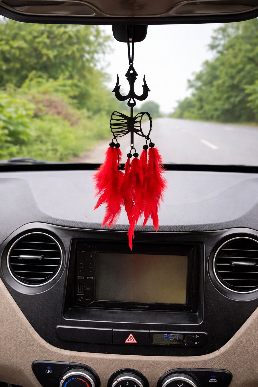 Lord Shiva Trishul Car Hanging Dream Catcher Wool Dream Catcher-image-33