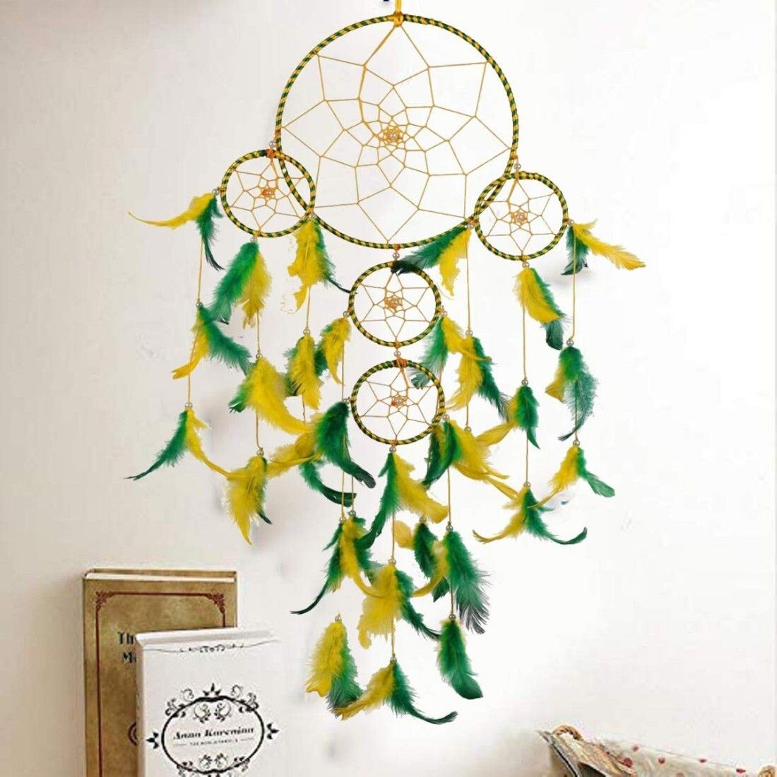 fastdap Dream Catcher Wall Hanging For Living Room Bedroom Balcony Garden Decor Wool Dream Catcher-picture-29