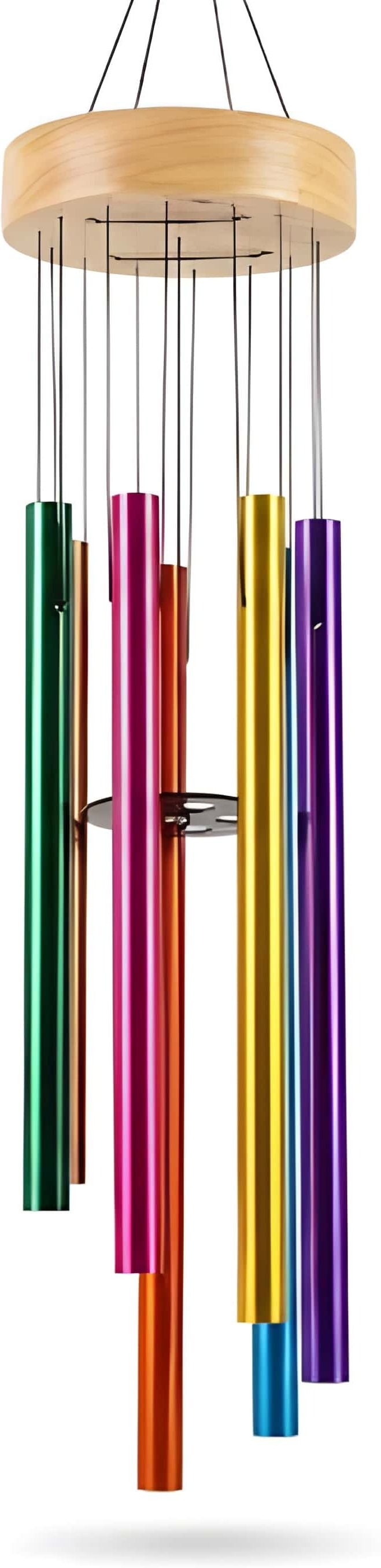 ppselects Melodious 7-Tube Aluminium Wind Chime for Balcony & Home Decor Aluminium Windchime-picture-28